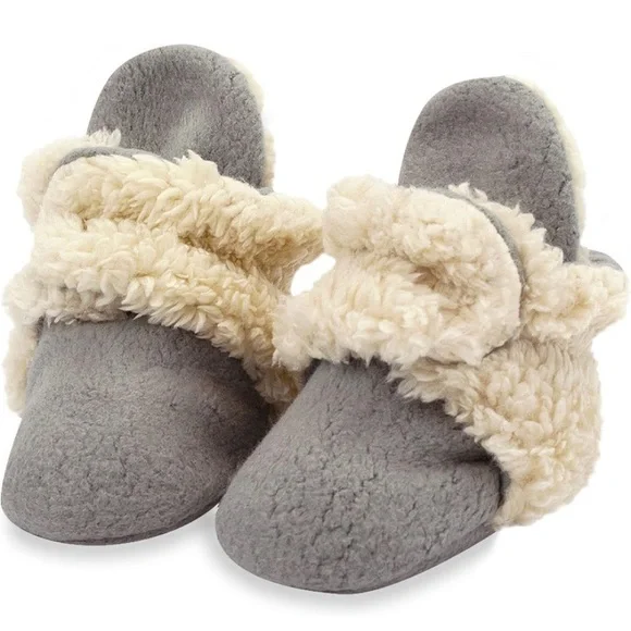 Zutano Shoes Zutano Unisex Fleece Baby Booties Size 2m Color